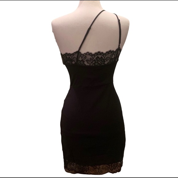 NWT Free People Premonitions Bodycon Dress XS or Small Black LBD Mini Fitted - Picture 11 of 14